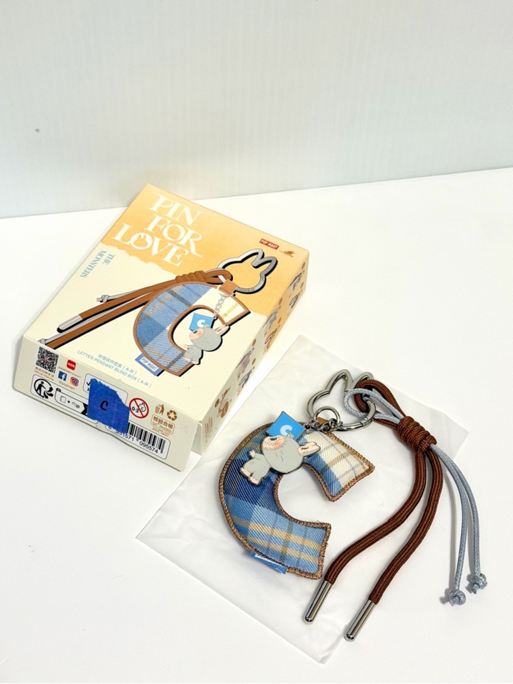 THE MONSTERS Pin for Love Series- Letter Pendant - C